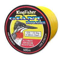 Kingfisher Giant Abrasion Nylon .58MM 23.5KG/52LB Colour Gold 500m Spool Photo
