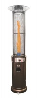 Alva Circular Patio Heater with Glass Tube - Tall Photo