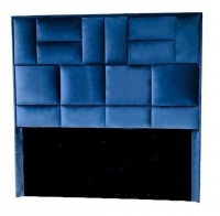 Decorist Home Gallery Modern - Blue Headboard Three Quarter Size Photo