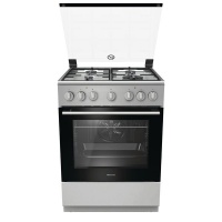 Hisense 60cm 4 Burner Gas /Electric Stove-Stainless Steel Photo