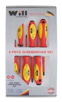 Will Professional Tools Will 6 Piece VDE Electricians Screwdriver Set Photo