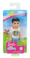 Barbie Club Chelsea Boy Doll with Skateboard Shirt and Shorts Photo