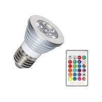 5W RGBW Remote Control E27 LED Colour Changing Light Bulb Photo