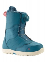 Mint Boa Boots - Blue Photo