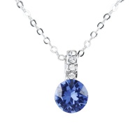 Civetta Spark Bella Pendent - Swarovski Sapphire Crystal Photo