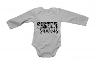 BuyAbility Sister-Saurus - Long Sleeve - Baby Grow Photo