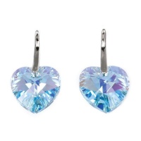 K Crystals Swarovski Element Heart Earrings Photo