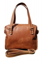 Kooptroos Elegant Genuine Leather Handbag - Jakkalsbessie Photo