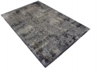 Decorpeople Modern rug in grey and multi colours Photo