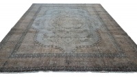 Heerat Carpets Vintage/Overdye Style Persian Carpet 398cm x 310cm Hand Knotted Photo