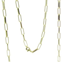 14ct Gold Flat Link Chain Photo