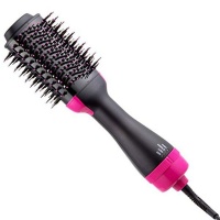 2" 1 Hair Dryer & Straightening Brush - Black Photo