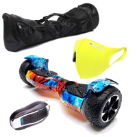BetterBuys Self Balance Scooter 8.5" Hoverboard-Off-Road-Foglights-Remote-Bag- Inferno Photo
