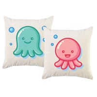 PepperSt – Scatter Cushion Cover Set – Cartoon Octopi Photo