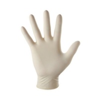 Powder Free Latex Gloves - Small - White Photo