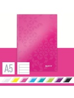 Leitz : A5 Ruled WOW Note Pad Hard Cover - Pink Photo