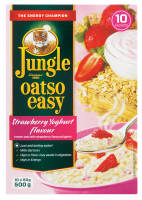 Jungle Oatso Easy Strawberry Yoghurt Flavour Instant Oats 500g Photo