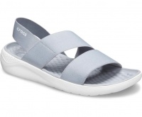 Crocs Literide Stretch Sandal W Light Grey/White Photo