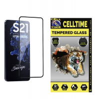 CellTime Premium Tempered Glass Screen Guard for Galaxy S21 with Biometric Photo