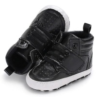 Trendy Winter Summer First Walker Baby Sneakers Shoes - Black Photo