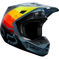 Fox Racing Fox V2 Murc Blue Steel Helmet Photo