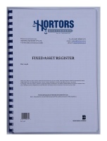 HORTORS - Fixed Asset Register Pack of 2 Elemement Bound Photo