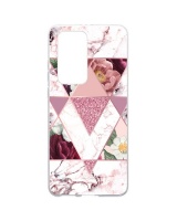 Hey Casey ! Protective Case for Huawei P40 PRO - Marble Floral Photo
