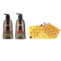 Moroccan Argan Oil Kit 750ml - Sulfate-free Makeup Eraser Pineapple Set Photo