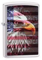 Zippo Lighter - Eagle Flag Photo