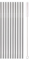 Reusable Stainless Steel Thin Silver Drinking Straws - Easy Trade Photo