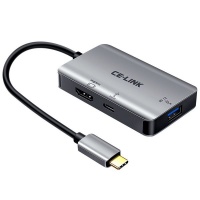 CE LINK USB 3.1 Type C to HDMI 4K with 100W PD USB 3.0 3-in-1 Hub Photo