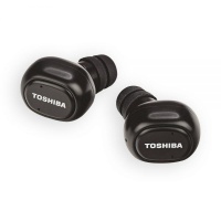 Toshiba True Wireless Bluetooth Earbuds with Dual Mics Black Photo