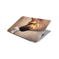 Laptop Skin/Sticker - Dog Cat Kiss Photo