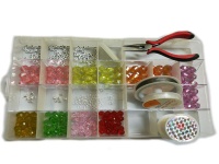 BEAD COOL - Beading Kit - Jewelry beading kit - Glass beads - Beginner kit Photo