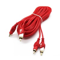 Cyberdyne Red RCA 5m 2 into 2 RCA Cabling Photo