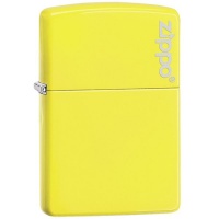Zippo Lighter - Logo Neon Logo Photo