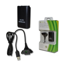 Xbox 360 Play Charge Kit Black - Photo