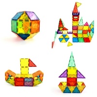 Baba Jay Magnetic Building Tiles - 100 Pieces Photo