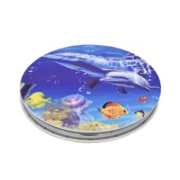 Lily & Rose dolphin tropical compact pocket mirror Photo