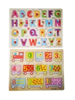 Educational Wooden Puzzle - Alphabet and Number for Kids Photo