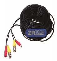 ZATECH 40 Meter Power & Video CCTV Camera Cable - Black Photo