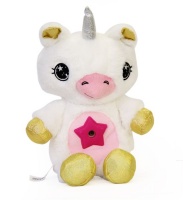 GB Star Belly Huggable Night Light- Unicorn White Teddy Photo