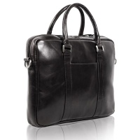 Bag Addict NUVO - Genuine Leather 15" Joseph Laptop Bag Tan Photo