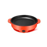 Electric Non-Stick Frying And Baking Pan - 22cm - Red Photo