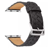 Apple Watch Leather Weave Pattern Replacement Strap 42mm 44mm Photo