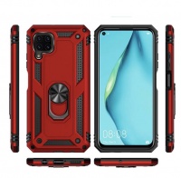 Mr Protect Huawei P40 Lite Shockproof Cover Protective Case With Ring Red Photo