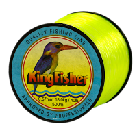 Kingfisher Nylon Fishing Line Colour Yellow 18 KG .57MM 500M Spool Photo