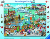 Ravensburger Frame Puzzle 24 Piece -A Day At The Port Photo