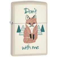 Zippo Lighter - 216 "Don't Fox with Me" Design Photo