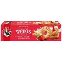 Bakers Strawberry Whirls Biscuits - 12 x 200g Photo